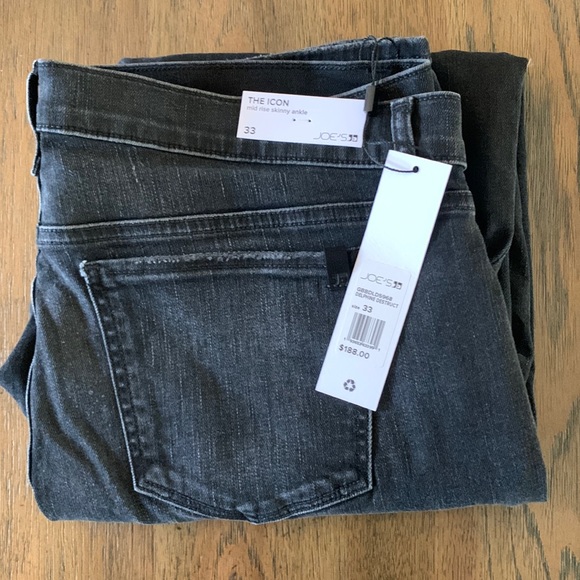 Women’s Joe’s Jeans The Icon Mid Rise Skinny Ankle Jeans NWT - Picture 2 of 7